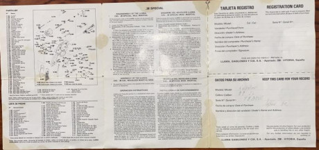 Buenos días, alguien puede facilitarme una copia de la Hoja de Instrucciones del revólver Llama Martial 71