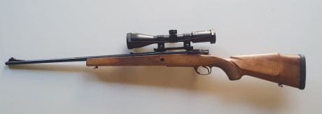*SE VENDE:* 

Rifle Sta Barbara Mod.Deluxe cal.270win
En perfecto estado.
Lleva visor AKAH 2'5-10X50 con 02