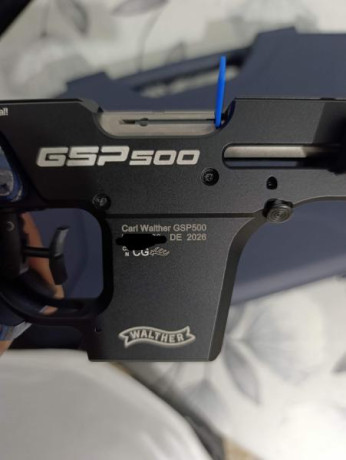 Se vende Walther gsp 500 , es prácticamente nueva muy pocos tiros , comprada en mayo de 2026 apenas tienes 00