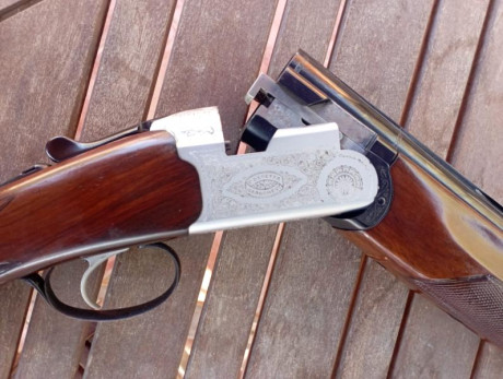 Vendo (es de un compañero) una escopeta Beretta S56E, restaurada, cañón de 71cm., 3-1*.
Se vende en 450€. 01