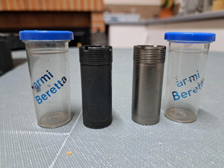 Se venden 2 chokes de 50mm (polichokes) 
Sirven para escopeta  Beretta, Benelli y Breda.
Estan muy nuevos, 01