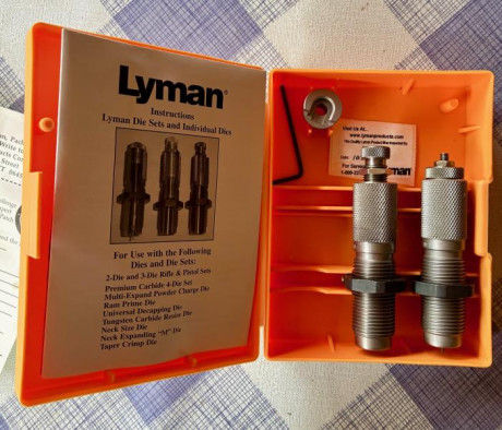 Sin uso
Die para la recarga de cartuchería metálica de la marca lyman, fabricados en acero.
Calibre 308 00