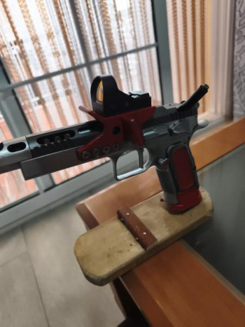 Vendo tamfoglio gold custom 38 super auto para modalidad open, tres cargadores, visor Toni sistem 6 moas 02