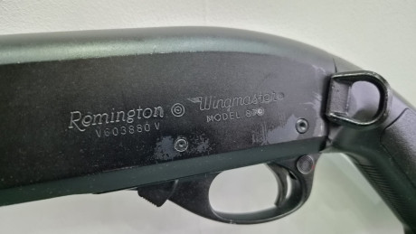Vendo escopeta de corredera Rem870 Wingmaster recortada al mínimo legal, homologada, con muebles magpul.
Funcionando 12