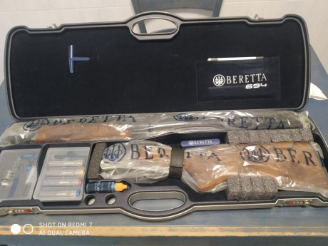 Beretta 694 Sporting. Culata zurdo b fast. Cañón de 76. Choke extra de 3*. Sólo usados los chokes de 3*, 00