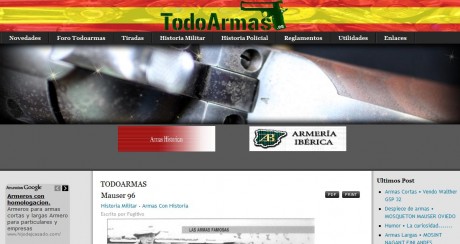 De rebote me he enterado que el foro de Todo Armas lo cierran hoy o mañana , no me he dado cuenta bien 140