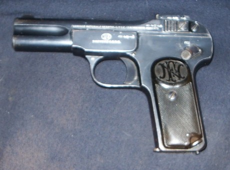 Pues eso, alguno me podíais orientar sobre qué año se fabricó una FN Browning, modelo 1900, con nº de 20
