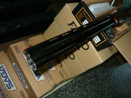 Les dejo algunas fotos de mi nueva adquisición..escopeta AKKAR Churchill Trap 12/76 espero les guste.. 02